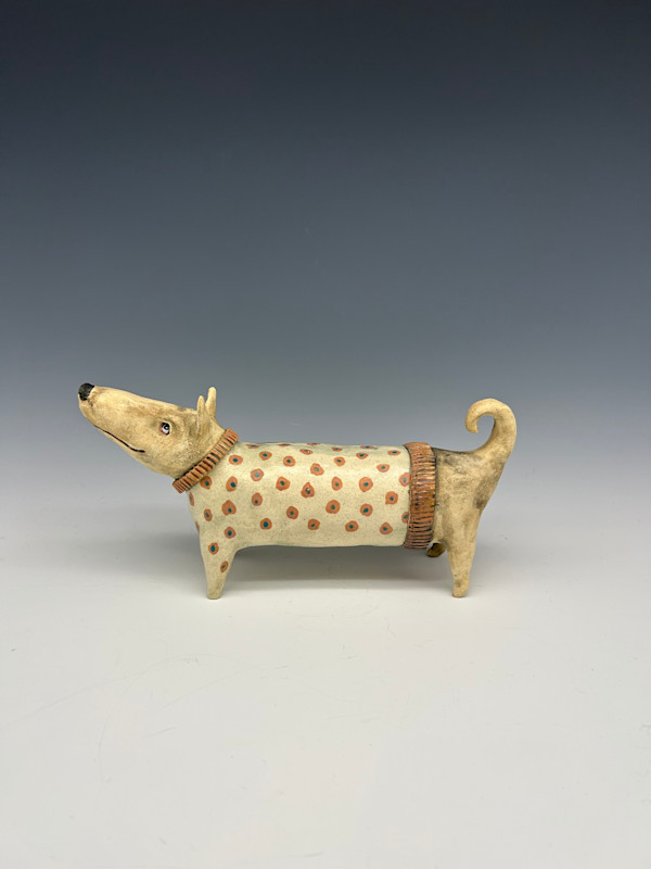 French fry in a polka dot sweater by Jeanine Pennell