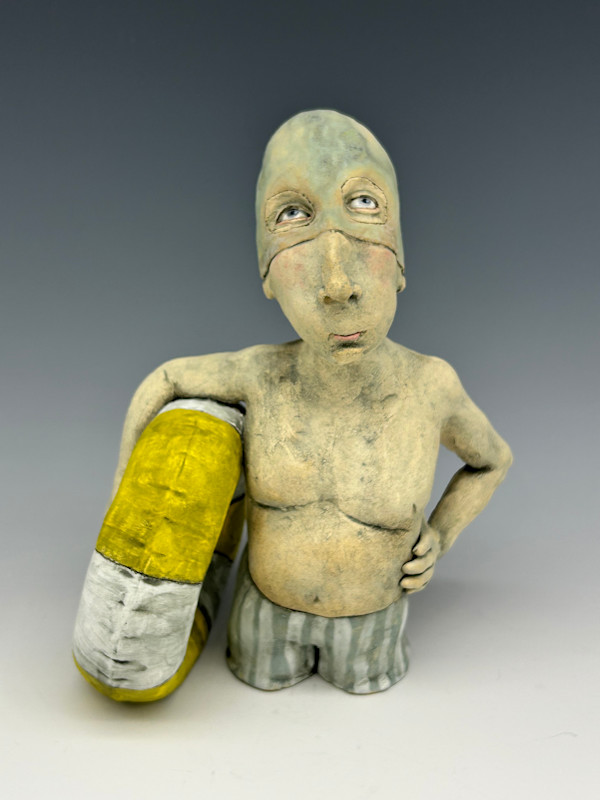 Dude with a tube by Jeanine Pennell, Image 1.