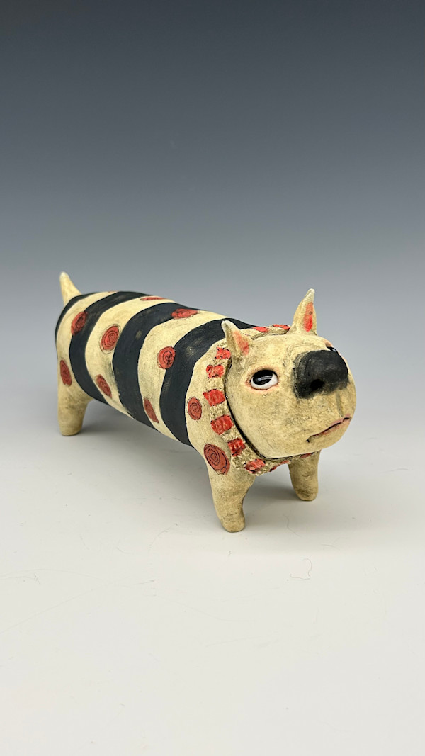 Black and red French Fry by Jeanine Pennell