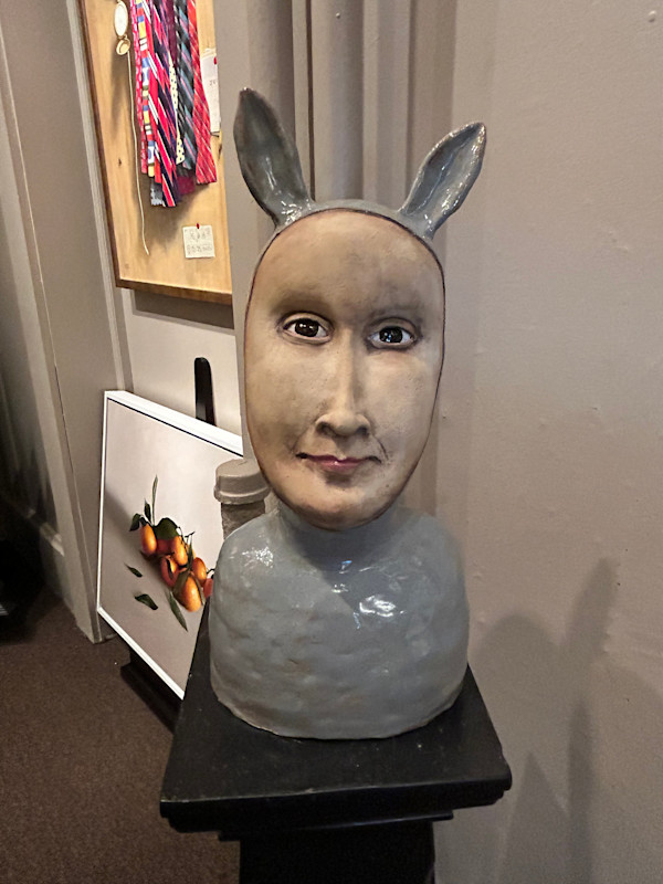Grey Bunny by Jeanine Pennell