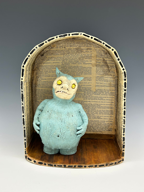 Blue monster on stage by Jeanine Pennell, Image 2.