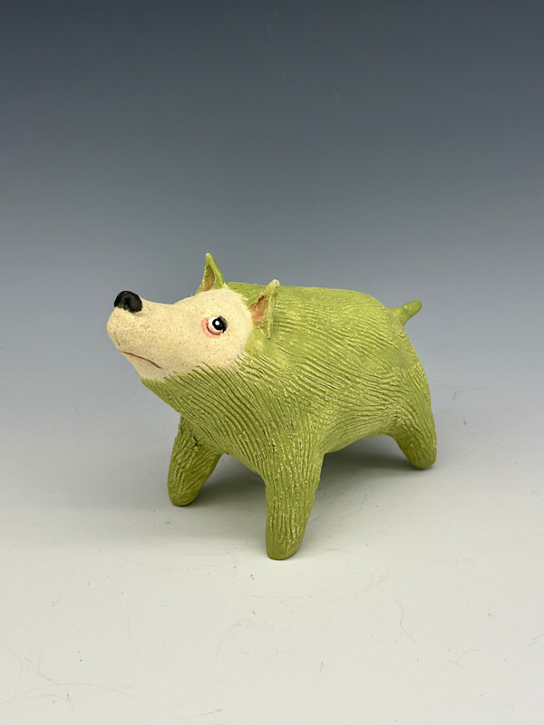 Little green monster dog by Jeanine Pennell, Image 1.