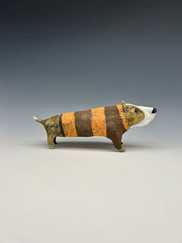 orange and brown sweater French Fry by Jeanine Pennell
