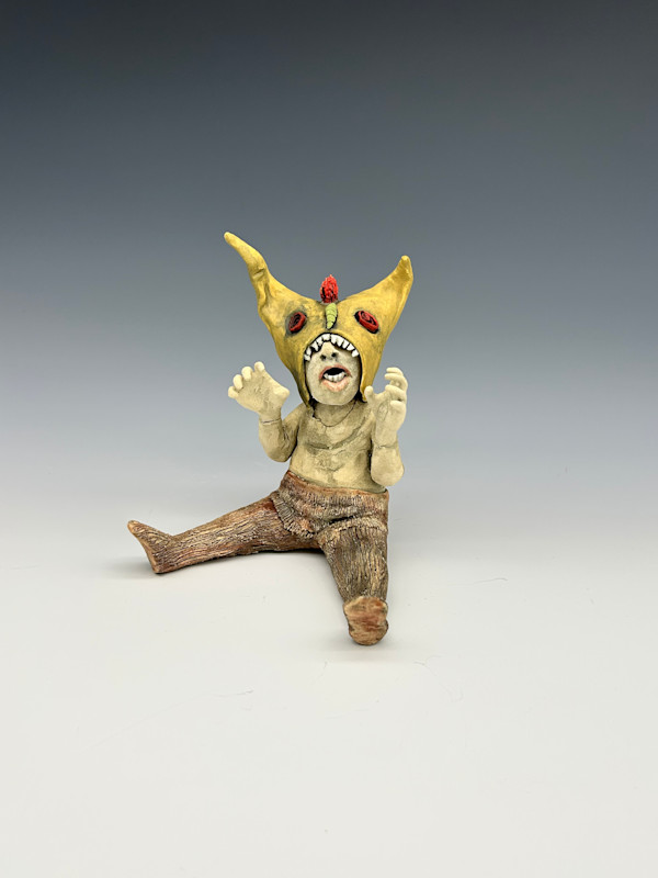 Yellow monster roar by Jeanine Pennell