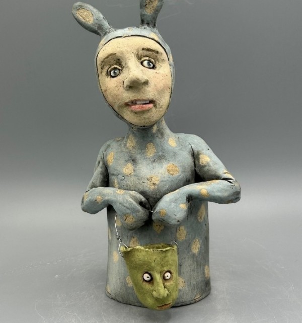 Blue bunny by Jeanine Pennell