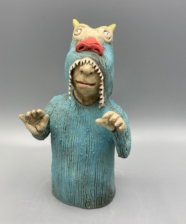 Blue monster by Jeanine Pennell