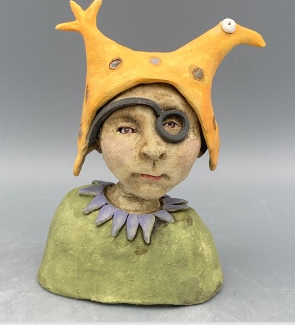 Paper hat (study) by Jeanine Pennell