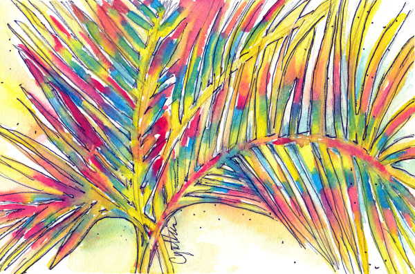 Belize Palms by Cynthia Fletcher