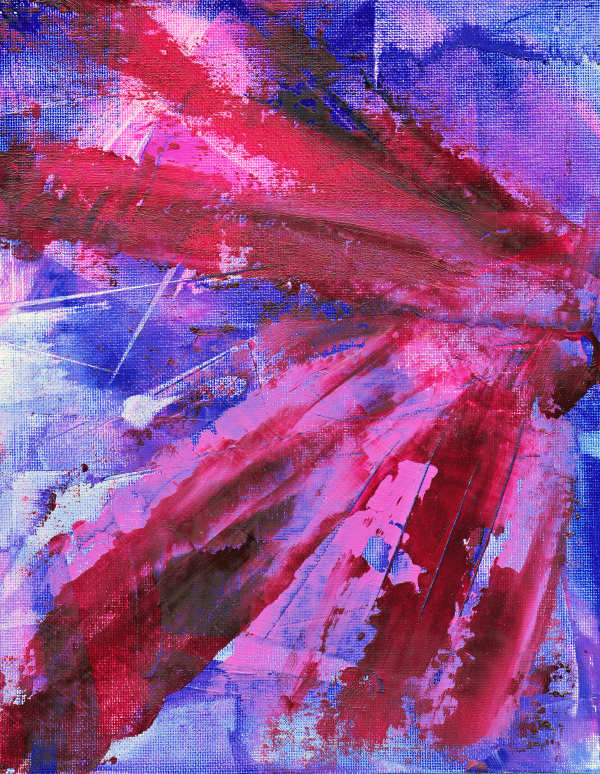 Cherry Abstract by Cynthia Fletcher
