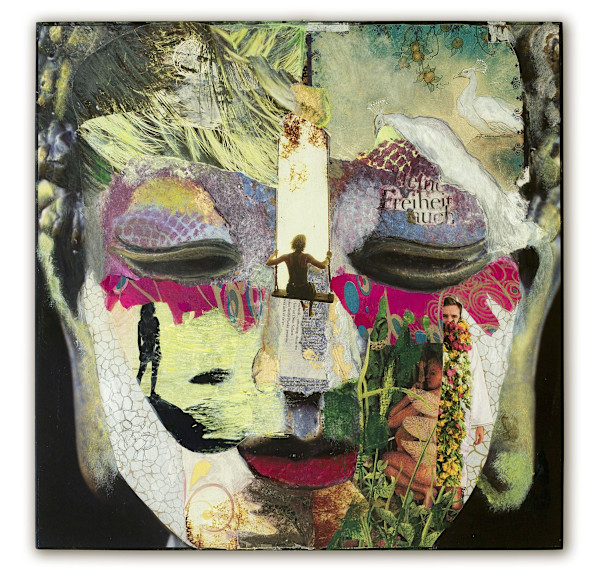 Buddha 2016 by Roswitha Mueller Rohschnitt-Collagen