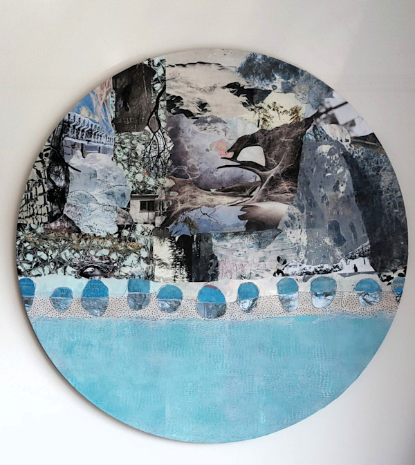 landscapes & structures 1 by Roswitha Mueller Rohschnitt-Collagen