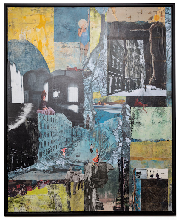 There`s a time by Roswitha Mueller Rohschnitt-Collagen