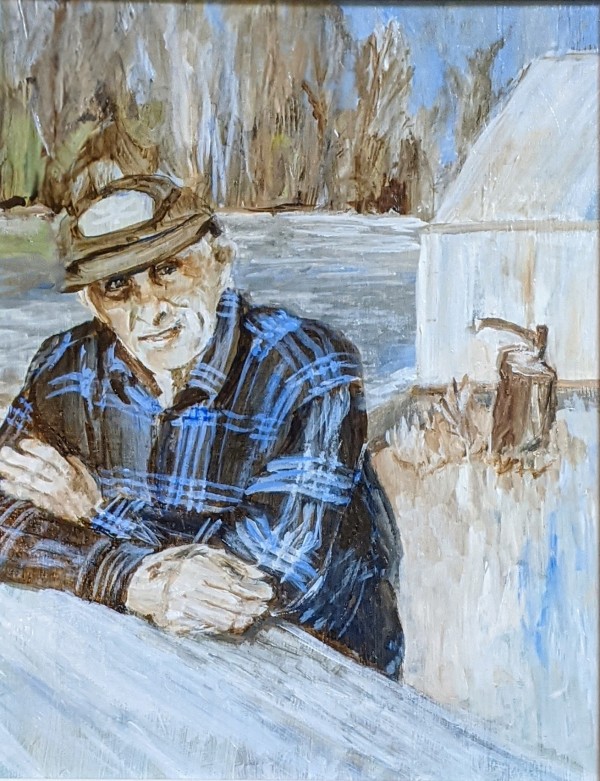Portrait of Charles Lamothe by Helen Rodrigue-Lamothe