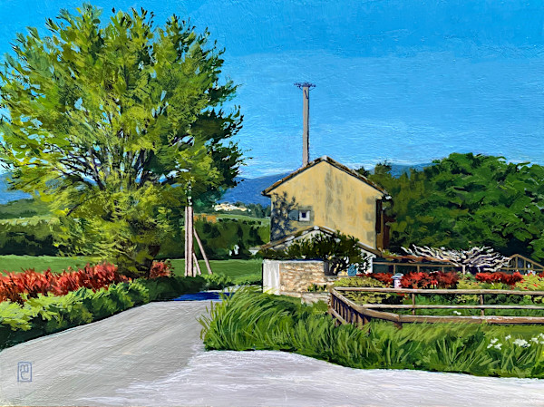 Route de la Plaine, Bonnieux by Mary Chandler