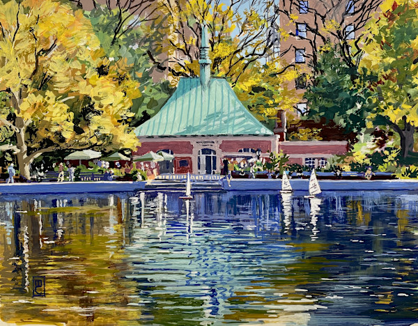 Central Park Model Yacht Club by Mary Chandler