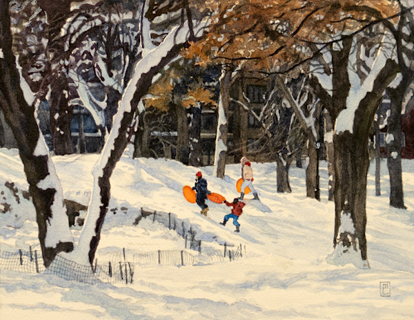 Sunny Slope, Central Park by Mary Chandler