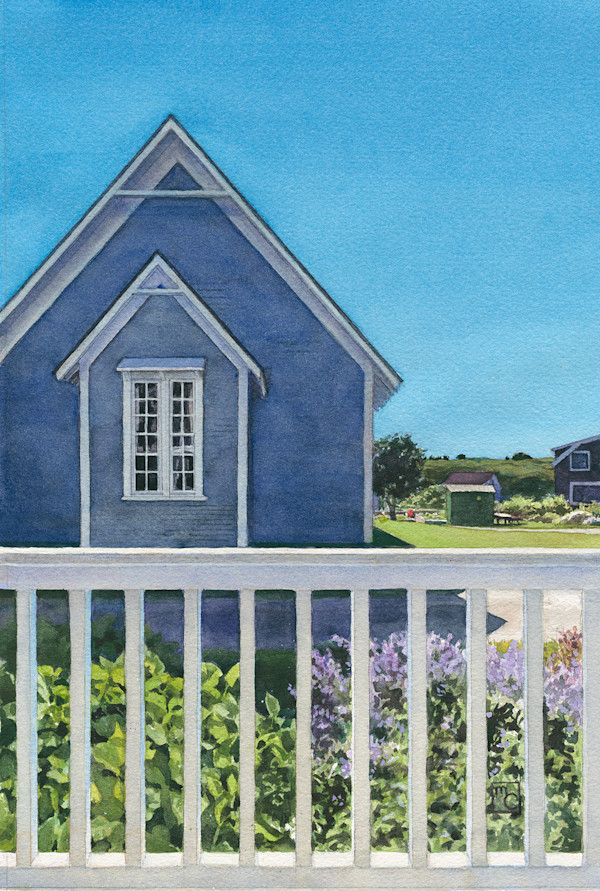From the Porch, Monhegan by Mary Chandler