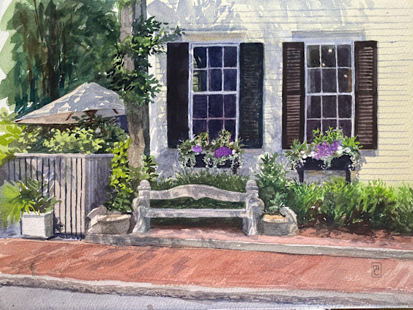 Flowers on Chestnut by Mary Chandler