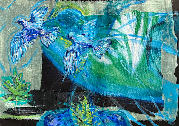 I felt the wings of the bluebird passing by Denita Benyshek, Image 1.