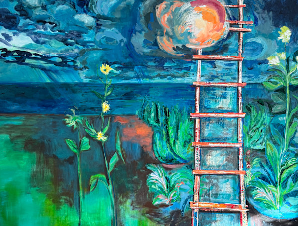 Night Garden 16: Brief Lives of Artists - work in process by Denita Benyshek