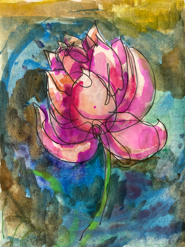 Botanica Gardens 1,  Lotus by Denita Benyshek