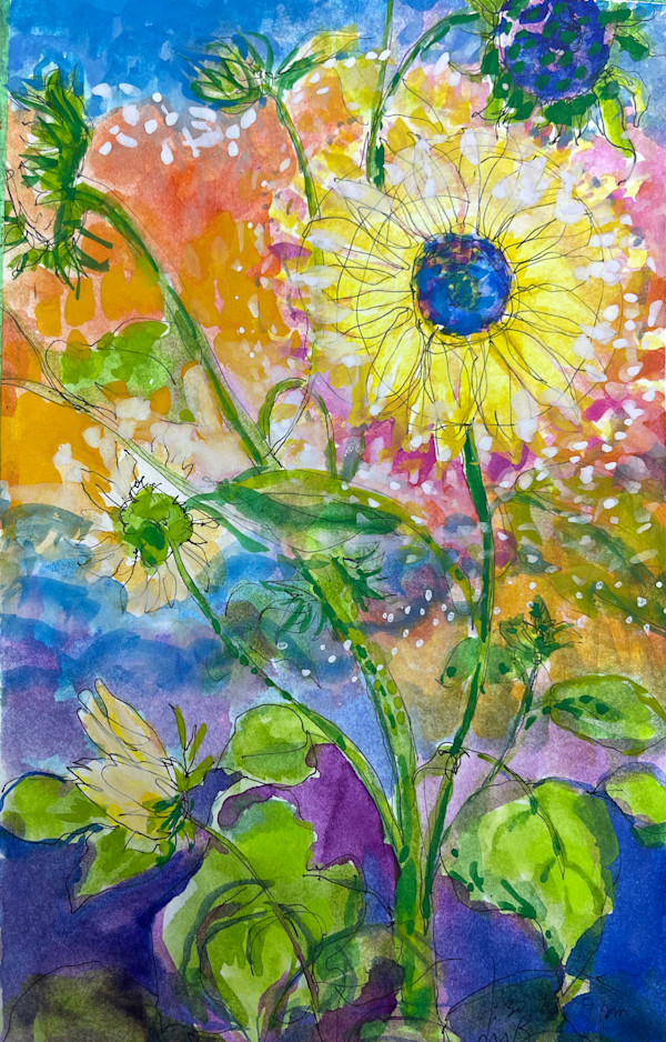 Sunflower, Sunset by Denita Benyshek, Image 1.