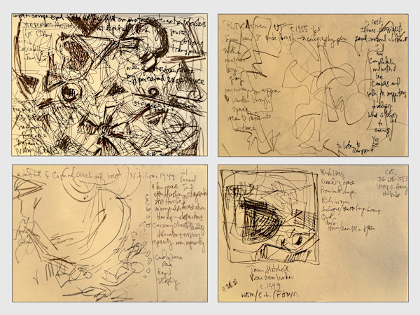 Homage to Abstract Expressionists: the Women, 2 by Denita Benyshek, Image 1.