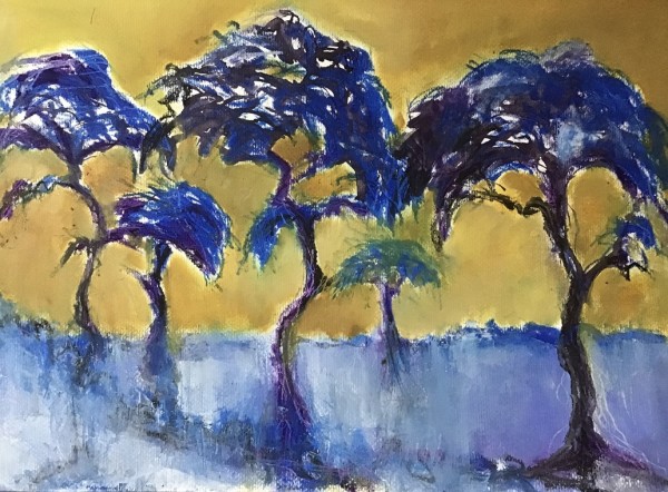 Three Trees Matisse by Karen Blacklock