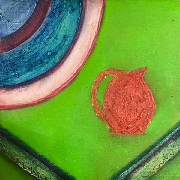 The small red jug by Karen Blacklock