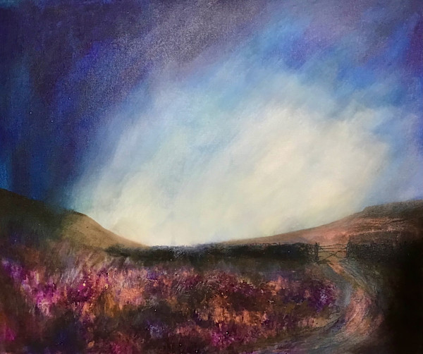 Heather on the moor by Karen Blacklock