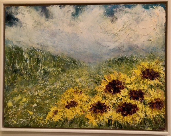 Sunflower scene by Karen Blacklock