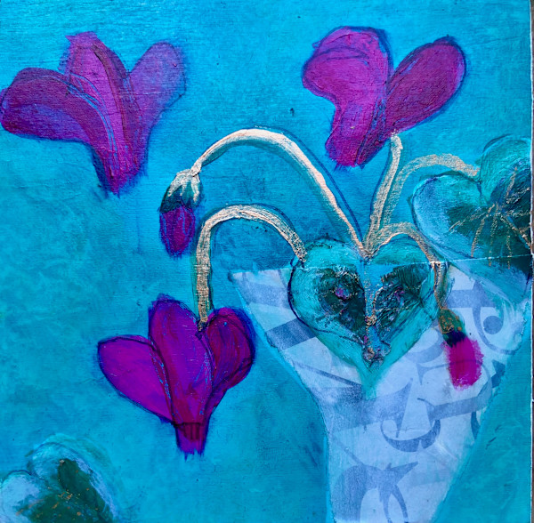 Mini Cyclamen I by Karen Blacklock