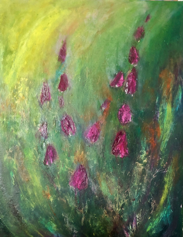 Foxgloves II by Karen Blacklock