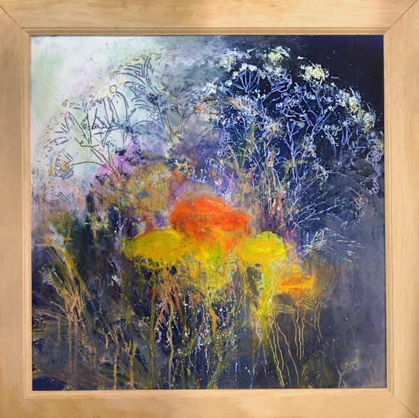 Cow parsley and poppies II by Karen Blacklock