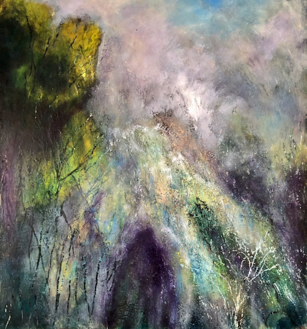 Woodland waterfall by Karen Blacklock