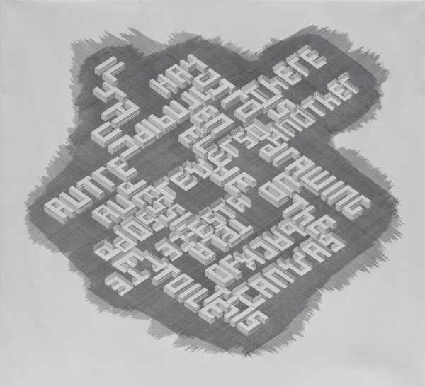 Transparencia, de la serie "Gramatical" by Ernesto Leal