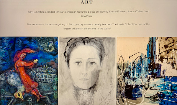 Blue Dimensions by Una Paris