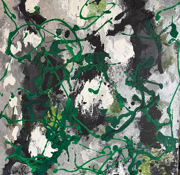 Urban Moss and Steel Ivy by Una Paris