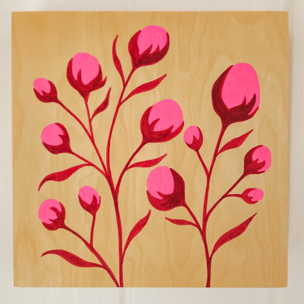 Pink/Red Garden Block Party by Phoebe Polk