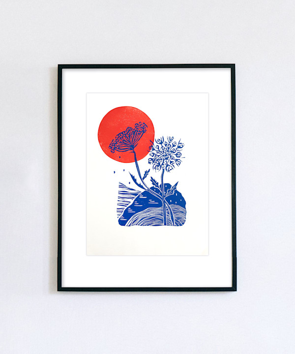 Wild Carrot and Sea by Smitha Piedilato