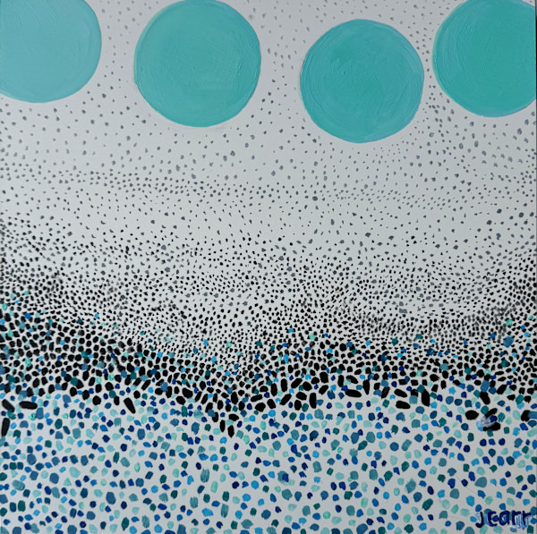 Little Tiffany Blue Beach by Jennie Carr