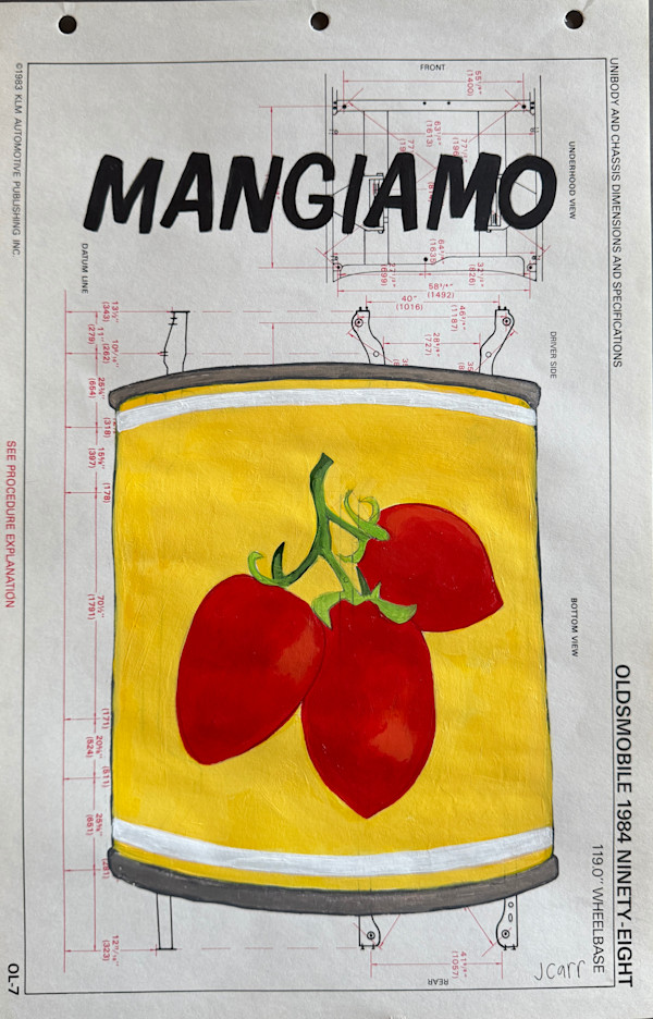 Mangiamo / Yellow Can by Jennie Carr
