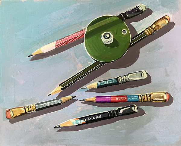 Pencils and Compass by Marie McNicholas, Image 1.
