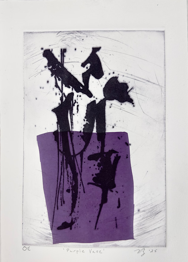 Purple Vase by Valerie Zeman
