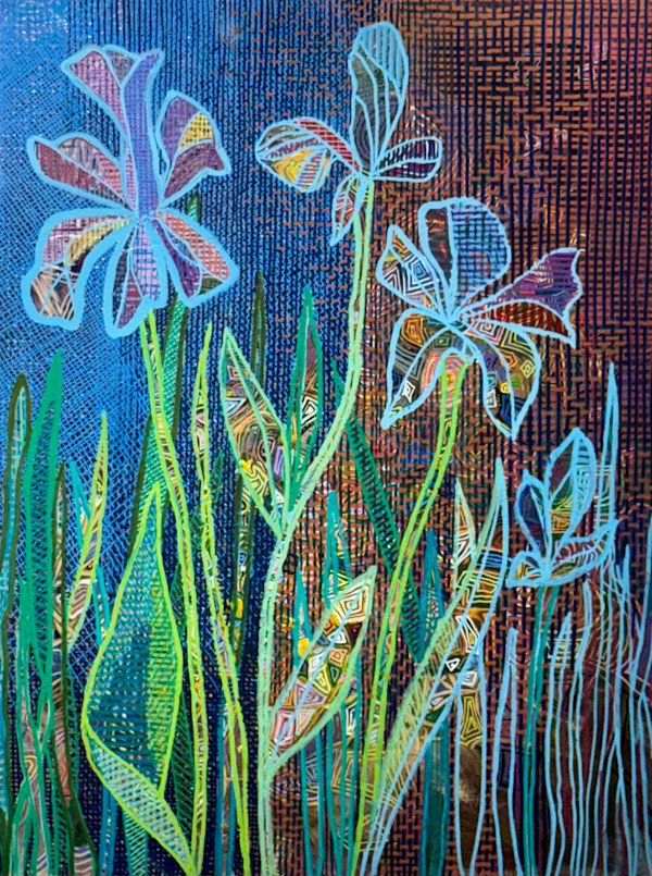 Iris Nocturne by Rebecca Rivard
