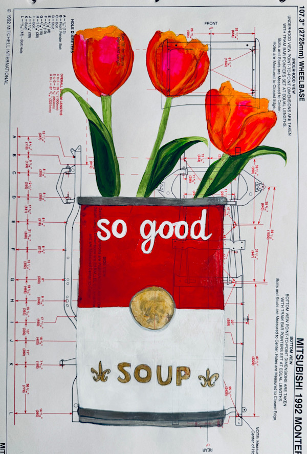 So Good Soup with Tulips by Jennie Carr