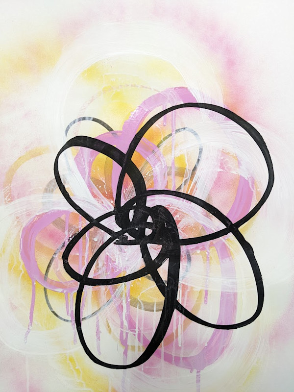 Black Empyreal Floral Layered by Allison Belolan