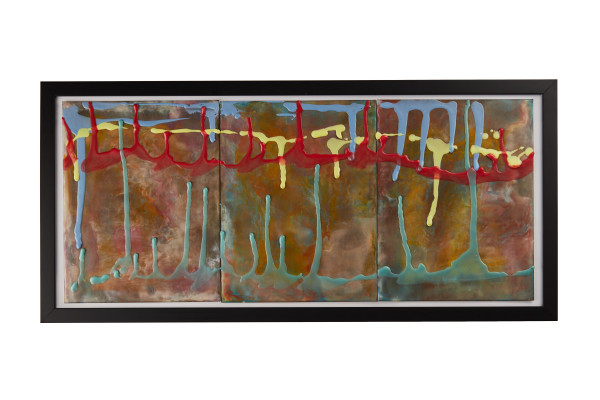 Connecting Steps, Triptych by Rita Adams