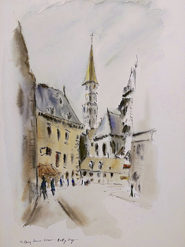 Stallburg Gasse Vienna by Betty Guy