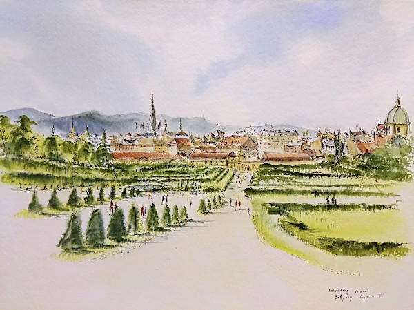Belvedere - Vienna by Betty Guy